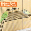 BNOSDM Large Stainless Steel Grid Platform for Parakeet 4 PCS