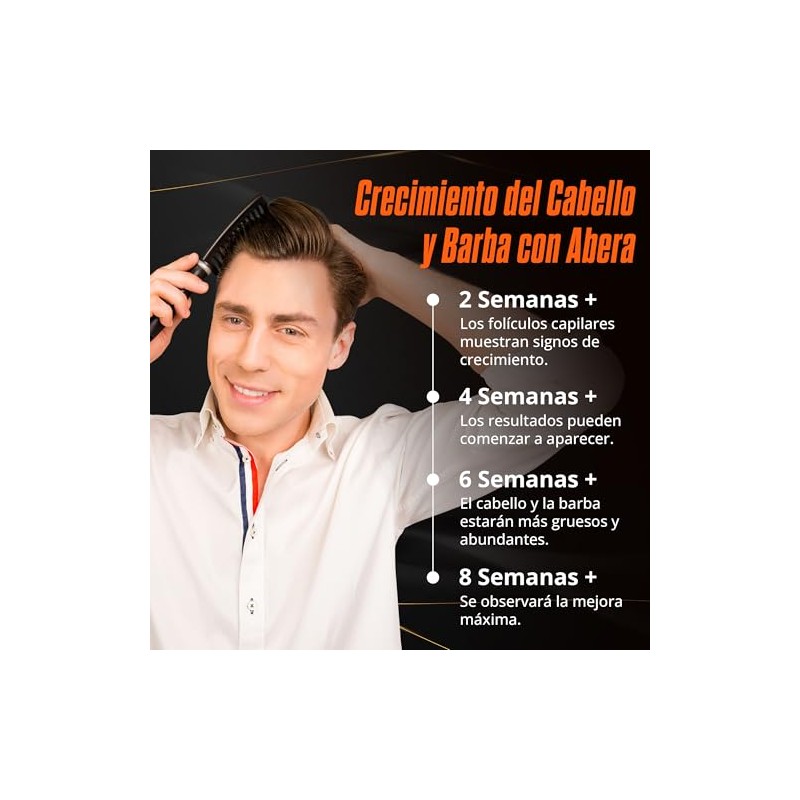 Abera Suero para Crecimiento del Cabello con Aceite de Ricino