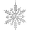 Window Hanger Ice Crystal Clear 20 cm Acrylic Crystal Look