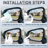 LivTee Blind Spot Mirror, 2" Round HD Glass Frameless Convex