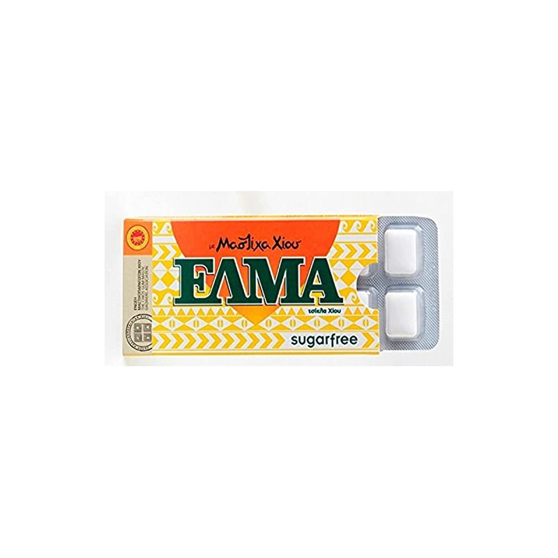 Greek Mastic Chewing Gum Elma Sugar Free (6pcs X 10