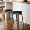baibu 12 Inch Non Slip Stool Cushion Square, Soft Bar
