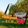 Generic Garden Apron Fruit Picking Bag Versatile with Pockets Adjustable