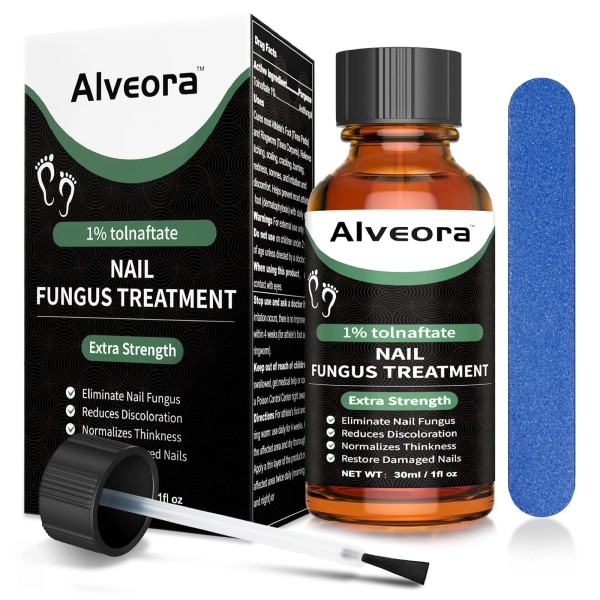 Alveora Toenail Fungus Nail Treatment Extra Strength Fast Acting, Clear,