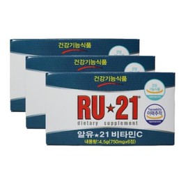 SellerHub [RU21] RU21 Vitamin C 4.5g, 6 tablets, 3 packs (S39138720) / [알유21] 알유21 비타민 C 4.5g, 6정, 3개 (S39138720)
