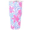 Lilly Pulitzer 30 Oz Insulated Tumbler with Lid, Large Stainless