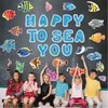 Bulletin Board Decorations Summer Cutouts Chalkboard Under The Sea Beach