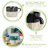 Nicola Spring Ceramic Dipped Dash Coffee Cups - Two Tone