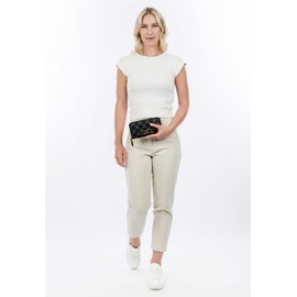 Tamaris TAS Anastasia Chain 33367 Women's Wallet Print, black, Standard size