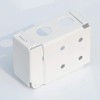 Box Mounting Bracket for Low Profile Blinds 2inch White Color
