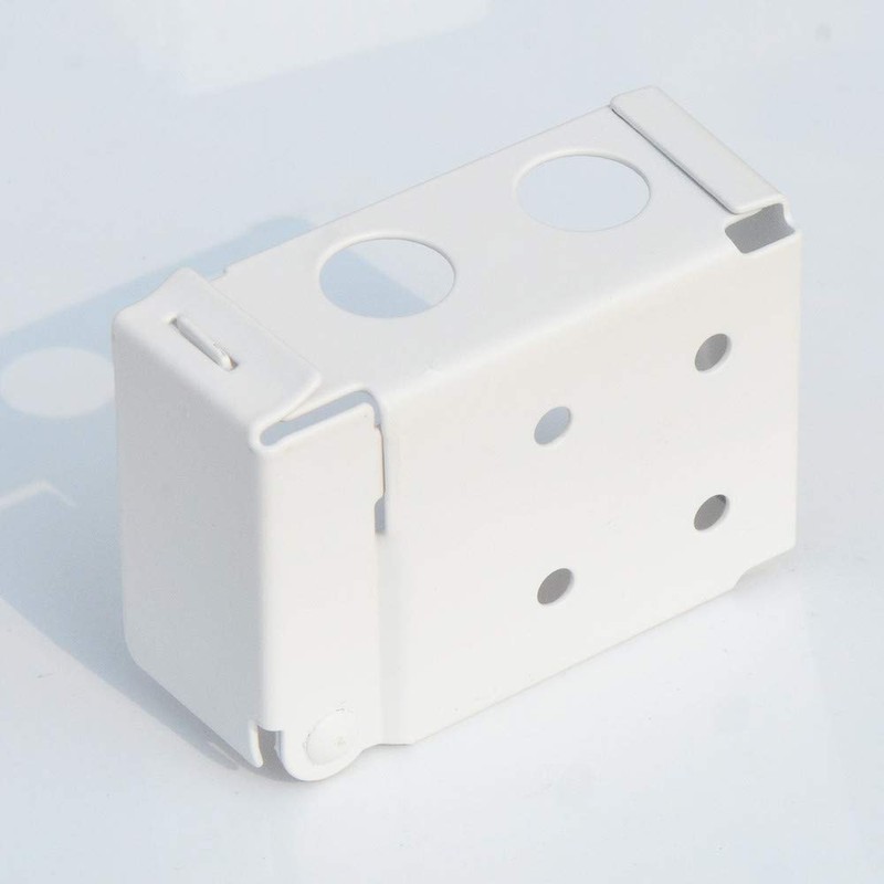 Box Mounting Bracket for Low Profile Blinds 2inch White Color