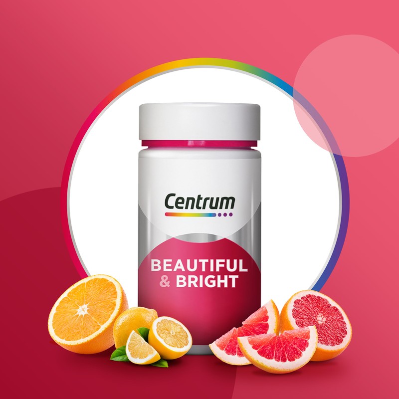 Centrum Benefit Blends Beautiful & Bright with Vitamin C, Biotin,
