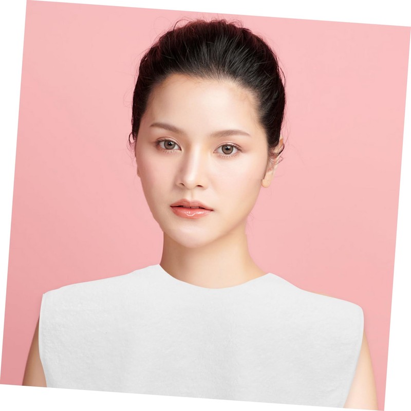 Healeved 4pcs Shaped Facial Towels Coral Fleece for Skincare Cleansing