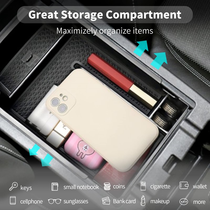 CDEFG Center Console Accessory Organizer for 2019-2025 Chevy Blazer ABS