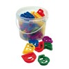 Dexam Plastic Letters and Numbers Cookie Cutters, Set of 36,