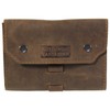 LandLeder Boon Docks Buffalo Leather Pencil Case Bag Pen Roll