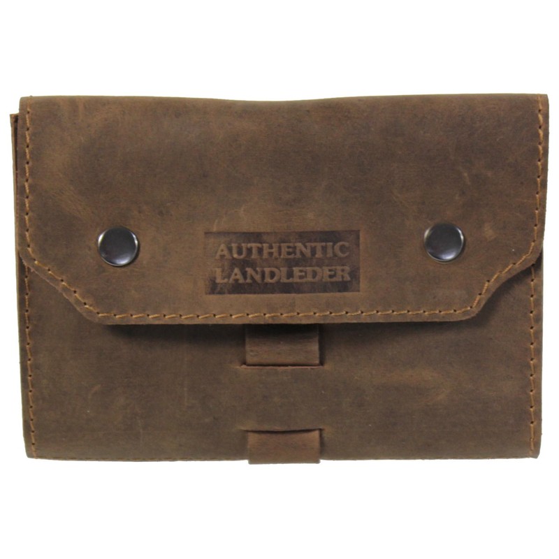 LandLeder Boon Docks Buffalo Leather Pencil Case Bag Pen Roll