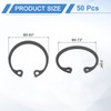 sourcing map 50Pcs 3/4" Internal Retaining Ring Circlip, 65 Mn