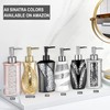Zahari Home Sinatra Soap Dispenser/Lotion Pump Unique Design Bling Glass