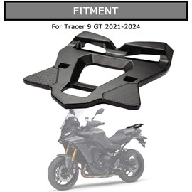 Motorcycle Rear Cargo for Tracer 9 GT 2021-2024 - PSLER Rear Luggage Rack Extended Shelf Bar Carrier Top Mount Bracket Plate Compatible with Tracer 9 GT Niken GT TMAX560 TMAX530