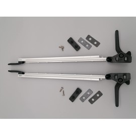 CR-MOESANCO® Compass Kit Right + Left Caravan 23cm Arm for Motorhome Window Retainer Support 230mm Lift Support