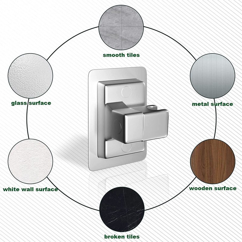 Snokay Hand Shower Head Holder, 360° Adjustable Angle Shower Holder,