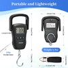 KINGON Rechargeable Luggage Scale, Digital Portable Bag Scale for Travel,