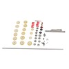 Flute Repair Kit Pads DIY Maintenance Tools Set Musical Instrument