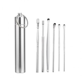 Selling On 6 types of portable mini earpicks set 10ea