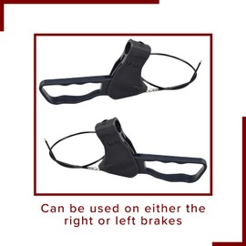 AlveyTech 34" Walker Brake Cable Replacement - for Most Mobility Rollators, Transport Chairs, and Knee Scooters - 34 Inch Long Brake Cable and Sleeve Adaptable for Left and Right On Various Models