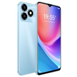 Fine Life Pro Unlock Phone, 8-Core Processor, 4G-LTE Smartphone, 5MP + 13MP Camera, Android 11 System, 4GRAM, 64GROM, Expandable 256GB, 6.52 Inch Screen, (8, Blue)