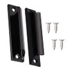 Taicols 2 Pcs Sliding Door Handles, Aluminum Alloy Curved Handle