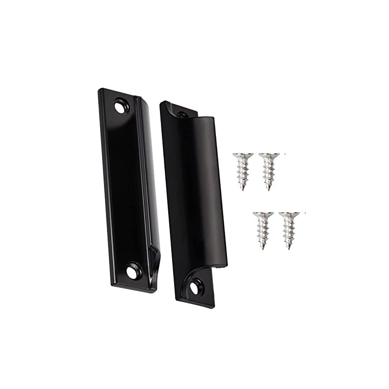 Taicols 2 Pcs Sliding Door Handles, Aluminum Alloy Curved Handle