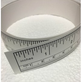 10 Piece Table Sticky Measuring Ruler Adhesive Tape Read in Inch and cm