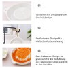 Norhogo Ceramic Grater, Ceramic Ginger Grater, Supplied with Brush, Garlic