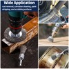 Waltool 15Pcs Abrasive Brushes with 1/4 Inch Hex Shank for