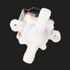 DC12V OD12mm Plastic Electromagnetic Valve Normally Closed Water Inlet Switch