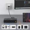 Cubilux 4-Way Headphone Amplifier 3.5mm with Volume Adjustment,Multiple Headphone Jack