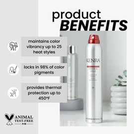 Kenra Professional Kenra Color Maintenance Thermal Spray 11 | Color Protection Hairspray | All Hair Types | 8 oz (Pack of 1)