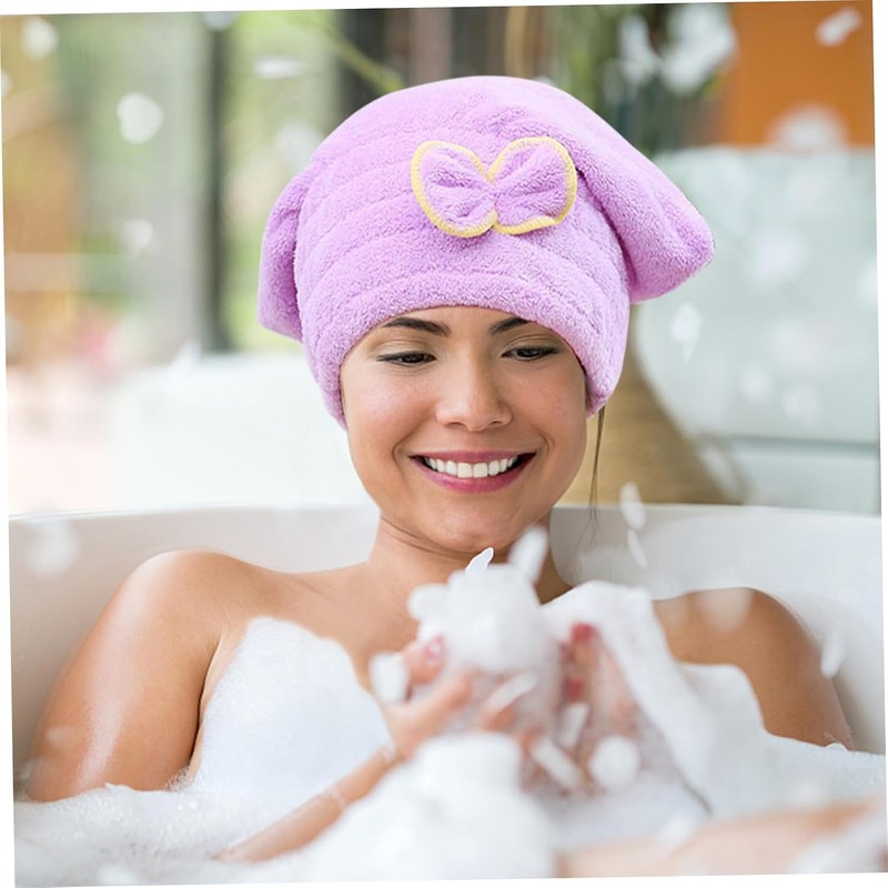 Toalla para el Cabello súper Absorbente Capa de Secado para
