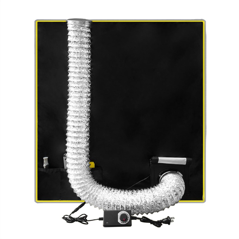 3D Printer Enclosure with 3-Layers Filter Adjustable Speed Ventilation Fan
