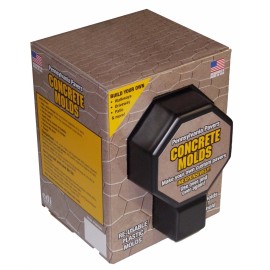 Pennsylvania Pavers Make Your Own, Paver Molds for Concrete, Lot of 7 Octagon. Patio,Walkway,Garden