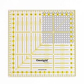Prym PRM611306 Omni Grid Ruler, 5.9 x 5.9 inches (15 x 15 cm)