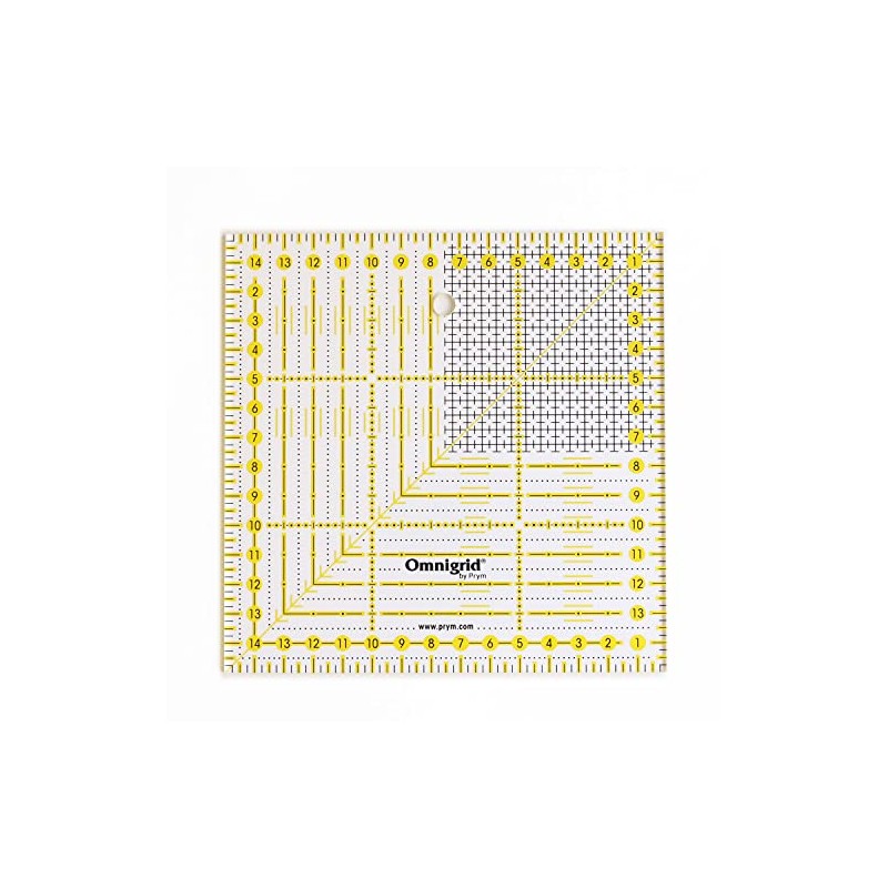 Prym PRM611306 Omni Grid Ruler, 5.9 x 5.9 inches (15