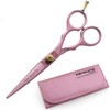 Professional Pink Hair Scissors, Hairdressing Scissors for All Hair Cutting,