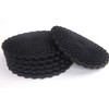 Black Drinks Coasters Set of 6 by Stone & Thyme