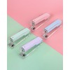 MSDADA Stapler, Desktop Stapler, Office Stapler, Transparent Acrylic Easy-Press Stapler,