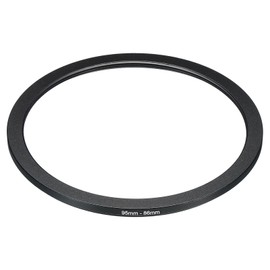PATIKIL 95mm-86mm Metal Step Down Ring Camera Lens Filter Adapter Ring Aluminum Filter Adapter Ring for Camera Lens Hood Black