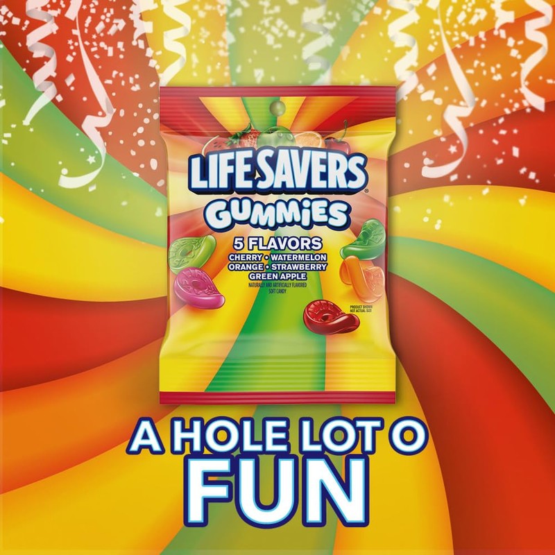 LIFE SAVERS Gummies 5 Flavors Gummy Candy Bulk Pack of