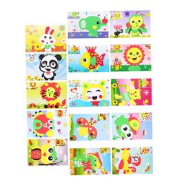 BESPORTBLE 15Pcs Eva Stickers Art Craft Kit Creative for Boys Fun Room Decor Easy to Apply Remove for Craft Projects and Educational Activities